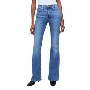 Madewell Light Wash Flea Market Flare High Waisted Jeans Size 27